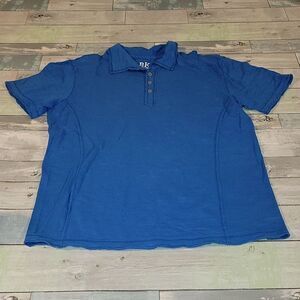 BKE Athletic Fit Blue Polo Shirt sz Large